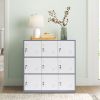 9 Doors Metal Storage Cabinet with Card Slot;  Organizer; Shoes and Bags Steel Locker for Office;  Home;  Bank;  School;  Gym (Coffee)