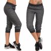New Plus Size Women's Summer Fashion Sport Casual Loose 3/4 Pants Baggy Harem Pants Trousers Jogging Pants